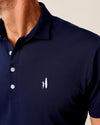 Stevie Performance Mesh Polo in Navy by Johnnie-O