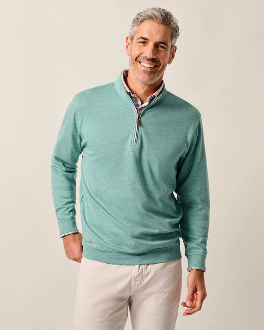Sully 1/4 Zip Pullover in Fountain by Johnnie-O