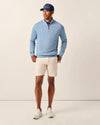 Sully 1/4 Zip Pullover in Laguna Blue by Johnnie-O