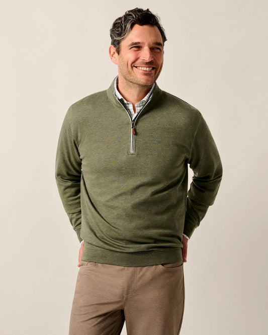 Sully 1/4 Zip Pullover in Sequoia by Johnnie-O