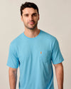 Sun Line Pocket T-Shirt in Maliblu by Johnnie-O
