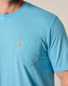 Sun Line Pocket T-Shirt in Maliblu by Johnnie-O