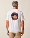 Surf Sunset Pocket T-Shirt in White by Johnnie-O