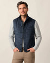 Sutter Top Shelf Quilted Puffer Vest in Navy by Johnnie-O