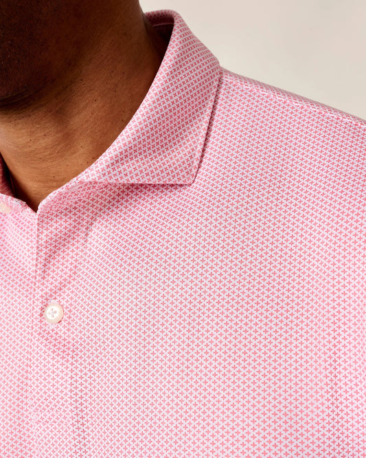 Teo Performance Jersey Polo in Lobster by Johnnie-O