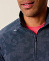 Viktor Stretch 1/4-Zip Pullover in Navy by Johnnie-O