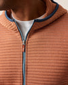 Werner Hooded 1/2-Zip Performance Pullover in Blue Moon by Johnnie-O