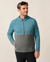 Werner Hooded 1/2-Zip Performance Pullover in Mercury by Johnnie-O