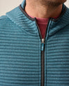 Werner Hooded 1/2-Zip Performance Pullover in Mercury by Johnnie-O