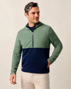Werner Hooded 1/2-Zip Performance Pullover in Navy by Johnnie-O