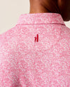 Wildflower Performance Jersey Polo in Azalea by Johnnie-O