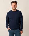 Willard Drirelease® Crewneck Sweatshirt in Navy by Johnnie-O