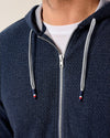 Zoeller Lakewave Half-Zip Hoodie in Indigo by Johnnie-O