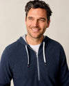 Zoeller Lakewave Half-Zip Hoodie in Indigo by Johnnie-O