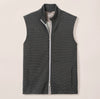 Reggie Ribbed Performance Vest in Black by Johnnie-O