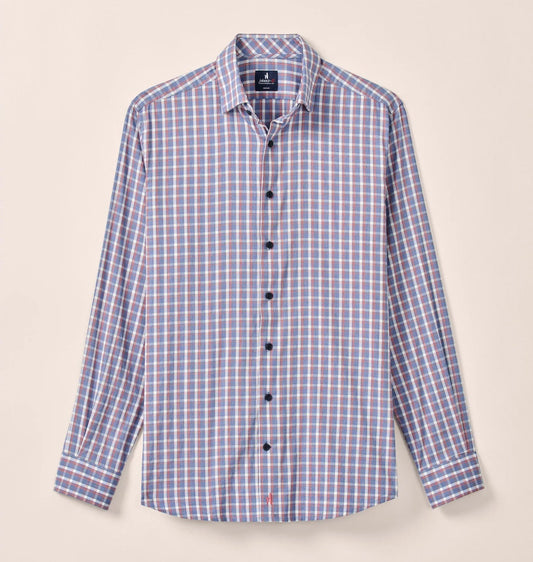 Robertson Natural Performance Button Down Shirt in Lake by Johnnie-O