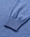 Ronald Merino Wool Crewneck Sweater in Laguna Blue by Johnnie-O