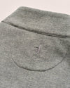 Rubin Herringbone Cotton Cashmere 1/4 Zip Pullover in Charcoal by Johnnie-O