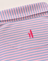Stetson Stripe Performance Mesh Polo in Azalea by Johnnie-O