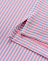 Stetson Stripe Performance Mesh Polo in Azalea by Johnnie-O