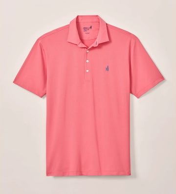 Stevie Performance Mesh Polo in Azalea by Johnnie-O