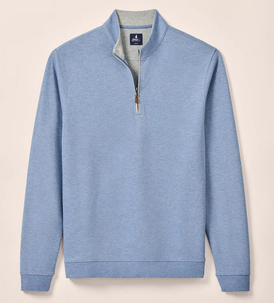 Sully 1/4 Zip Pullover in Laguna Blue by Johnnie-O
