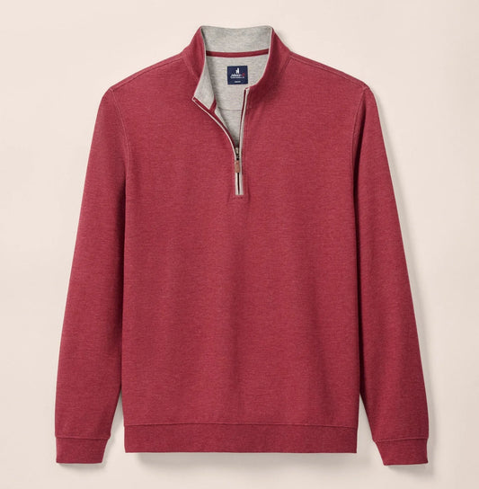 Sully 1/4 Zip Pullover in Port by Johnnie-O
