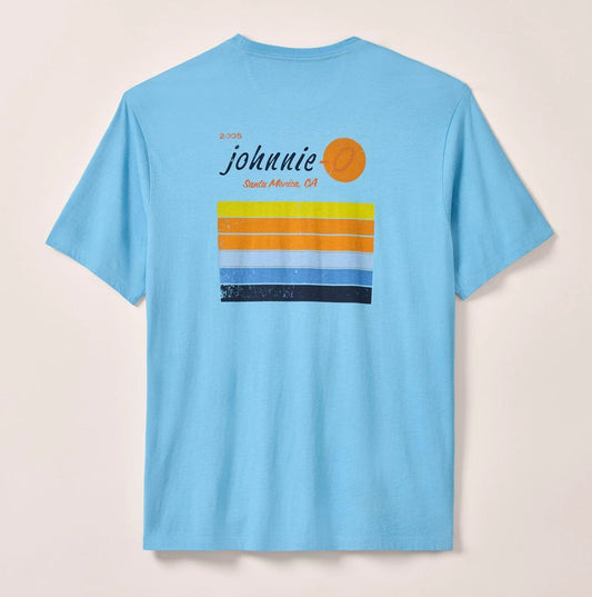 Sun Line Pocket T-Shirt in Maliblu by Johnnie-O
