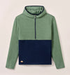 Werner Hooded 1/2-Zip Performance Pullover in Navy by Johnnie-O