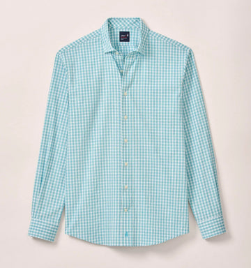 Westwood Performance Button Up Shirt in Haze by Johnnie-O