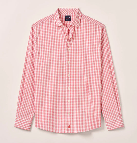 Westwood Performance Button Up Shirt in Lobster by Johnnie-O