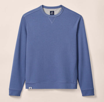 Willard Drirelease® Crewneck Sweatshirt in Byron Blue by Johnnie-O