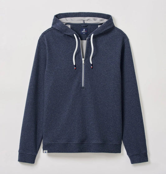 Zoeller Lakewave Half-Zip Hoodie in Indigo by Johnnie-O