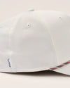 Flagler Logo Rope Hat in White by Johnnie-O