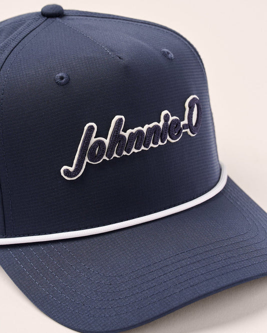 Throwback Logo Rope Hat in Navy by Johnnie-O