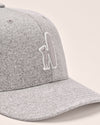 The Varsity Mesh Trucker Hat in Gray by Johnnie-O