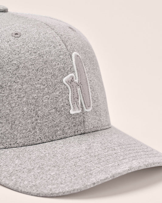 The Varsity Mesh Trucker Hat in Gray by Johnnie-O