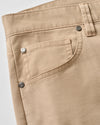 Atlas Lightweight Stretch 5-Pocket Pants in Khaki by Johnnie-O