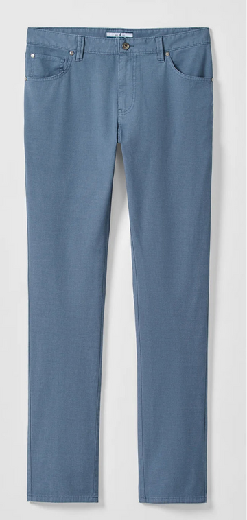 Atlas Lightweight Stretch 5-Pocket Pants in Lake by Johnnie-O