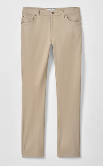 Atlas Lightweight Stretch 5-Pocket Pants in Sage by Johnnie-O