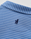 Beau Stripe Performance Jersey Polo in Lake by Johnnie-O