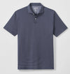 Beau Stripe Performance Jersey Polo in Navy by Johnnie-O