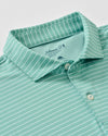 Beau Stripe Performance Jersey Polo in Sublime by Johnnie-O