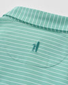 Beau Stripe Performance Jersey Polo in Sublime by Johnnie-O
