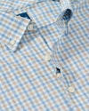 Chatham Gingham Everyday Performance Button Down Shirt in Gulf Blue by Johnnie-O