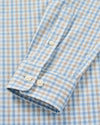 Chatham Gingham Everyday Performance Button Down Shirt in Gulf Blue by Johnnie-O