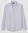 Everyday Performance Button Down Shirt - Chelsea Pane in White by Johnnie-O