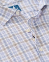 Everyday Performance Button Down Shirt - Chelsea Pane in White by Johnnie-O