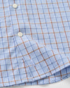 Chestnut Pane Natural Performance Button Down Shirt in Salt Creek by Johnnie-O