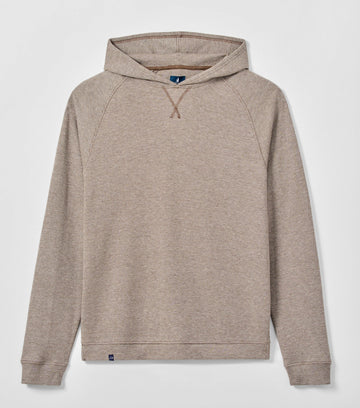 Cotton Blend Hoodie in Coffee by Johnnie-O
